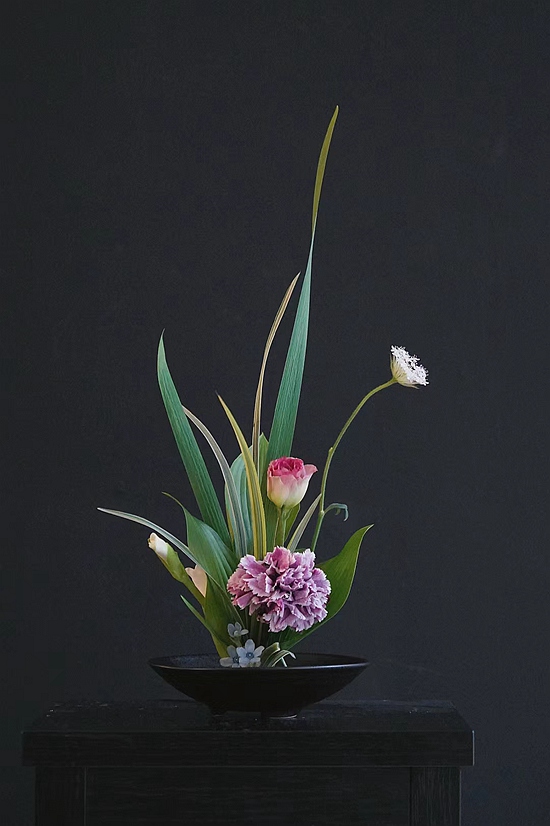 南京学花艺日式剑山插花培训