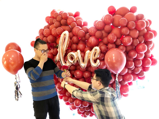 南京生日宴会派对气球布置教学培训