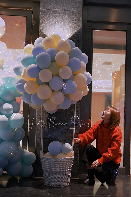 南京生日宴会派对气球布置教学培训